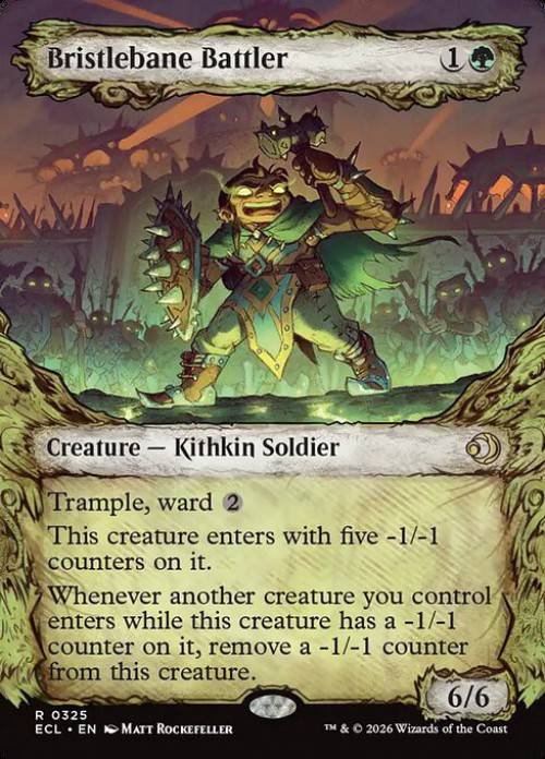 Magic The Gathering Lorwyn Eclipsed Single Card Rare Bristlebane