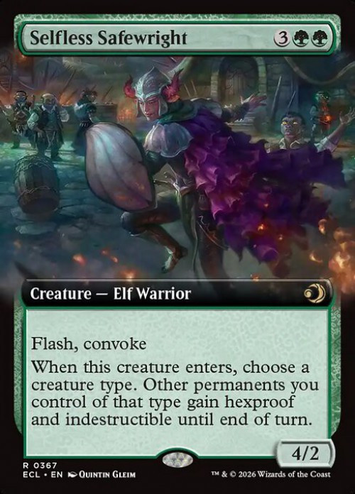Magic The Gathering Lorwyn Eclipsed Single Card Rare Selfless