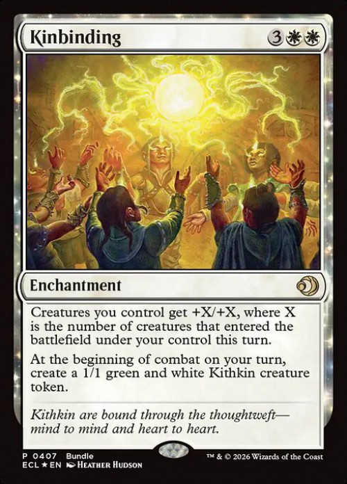 Magic The Gathering Lorwyn Eclipsed Single Card Rare Kinbinding