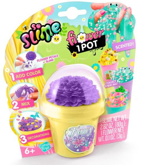 So Slime DIY PURPLE Flower Pot Pack Canal Toys - ToyWiz
