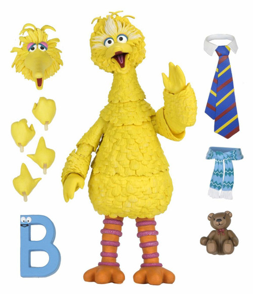 NECA Sesame Street Big Bird 7 Action Figure Ultimate Version - ToyWiz