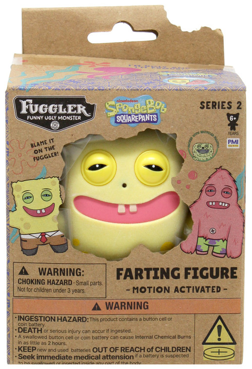 Fuggler Farting Figure Spongebob Vinyl Figure with Sound Motion