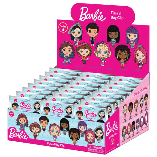 Barbie 3D Figural Foam Bag Clip Barbie Series 4 Mystery Box 24