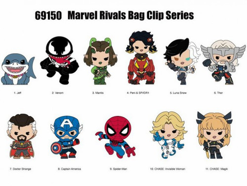 marvel RIVALS ランダムアクリルバッジB 11個セット 2025 HOT TOYS COSBI MARVEL RIVALS SERIES BLIND BOX FIGURE TOY GIFT