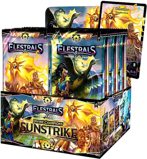 Elestrals Trading Card Game Sunstrike Booster Box 24 Packs