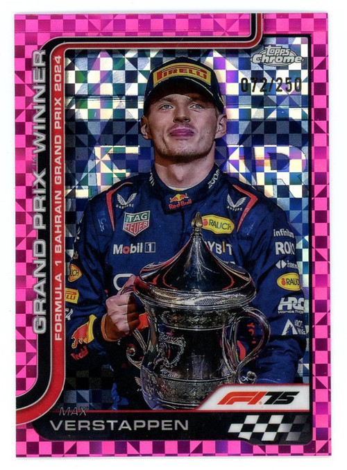 F1 2025 Topps Chrome Formula 1 Single Card 072250 Pink
