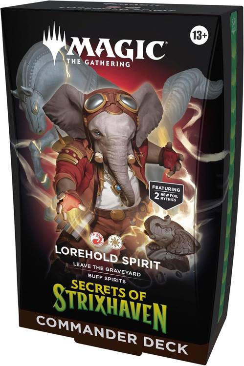 Magic The Gathering Secrets of Strixhaven Lorehold Spirit Commander Deck  100 Cards Wizards of the Coast - ToyWiz