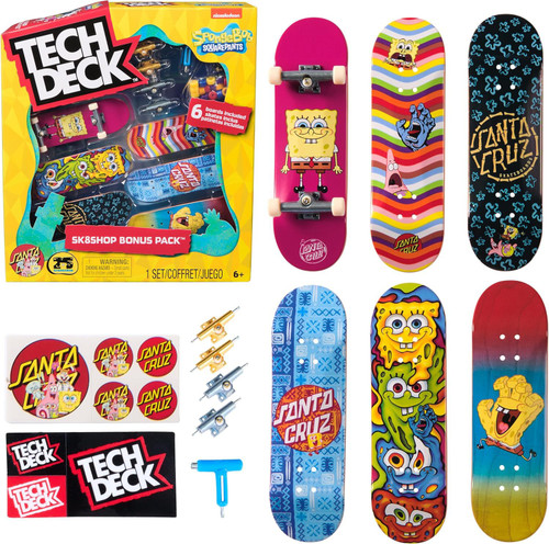 Tech Deck Sk8Shop Bonus Pack Spongebob Squarepants Mini Skateboard