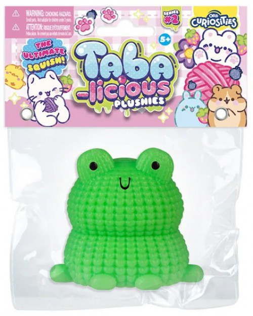 Taba-Licious Plushies Frog 3 Squeeze Toy Knit Texture ORB Toy
