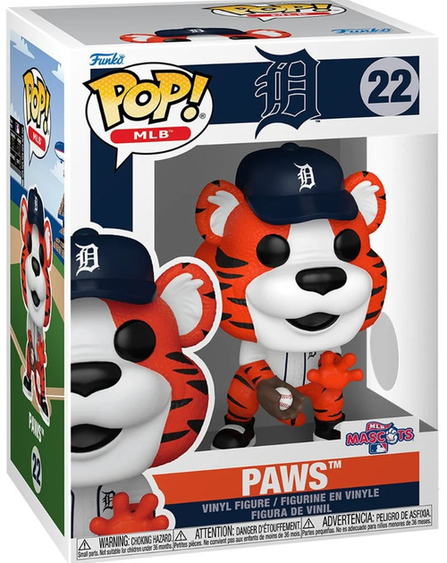 Funko MLB Detroit Tigers POP MLB Paws Vinyl Figure 22 - ToyWiz