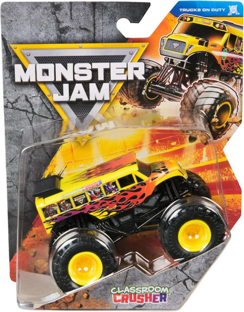 Monster Jam Trucks on Duty Series 44 Classroom Crusher 164 Diecast