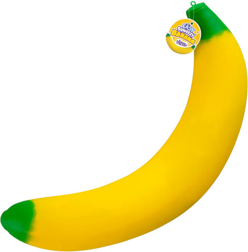 Easy Sqweezy Jumbo Banana 18 Squeeze Toy Super Stretchy ORB Toy