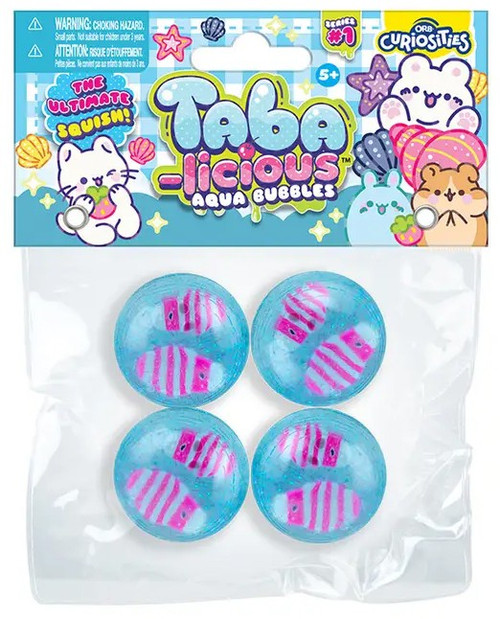 Taba-Licious Aqua Bubbles Zebra Fish 3 Squeeze Toy ORB Toys - ToyWiz