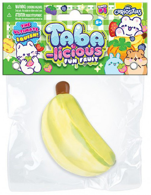 Taba-Licious Fun Fruit Banana 3 Squeeze Toy ORB Toy Company - ToyWiz
