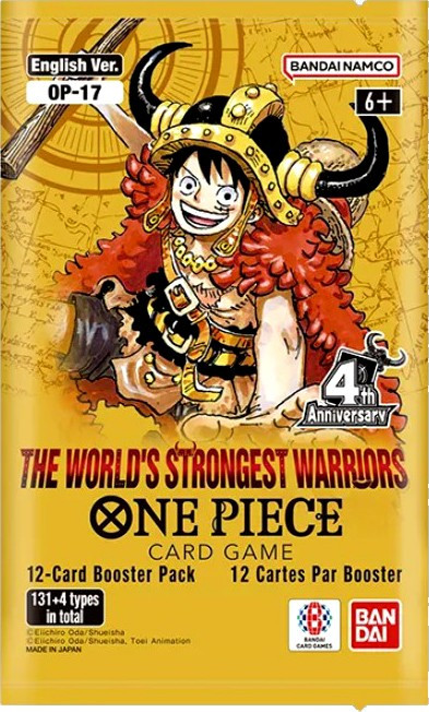 One Piece Trading Card Game The Worlds Strongest Warriors Booster