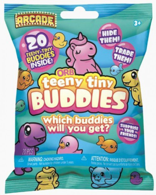 Arcade Teeny Tiny Buddies 2 Mystery Pack 15 Pcs ORB Toy Company