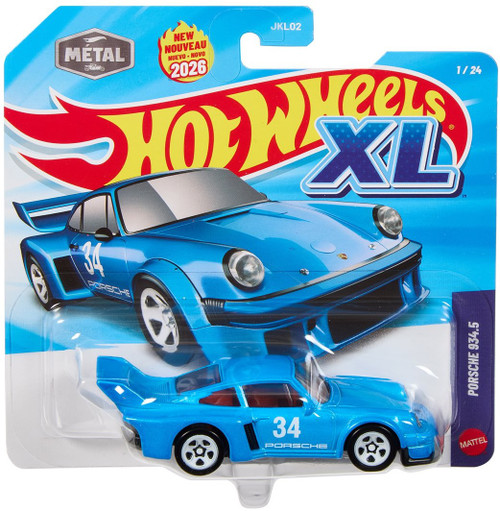 Hot Wheels XL Porsche 934.5 143 Die Cast Car 124 Mattel - ToyWiz