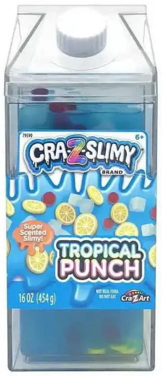 Cra-Z-Slimy Carton Tropical Punch 14.5 Oz. Slime Cra-Z-Art - ToyWiz