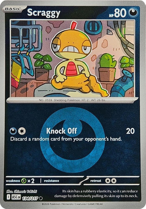 scraggy pokemon card value - (85) Promo Retreat cost Scraggy (BW25) (Cracked Ice Holo)