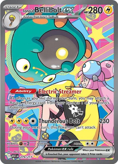 bartells pokemon cards TCG: Iono's Bellibolt ex Premium Collection PLANETA Yamashito SV02 Bibarel | Brilliant Stars |