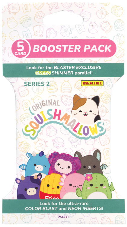 Squishmallows Panini Series 2 Squishmallows Trading Card SLEEVED BOOSTER  Pack - ToyWiz