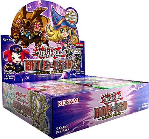 YuGiOh Battles of Legend Glorious Gallery Booster Box 24 Packs Konami - ToyWiz YuGiOh Battles of Legend Glorious Gallery Booster Box 24 Packs Konami - ToyWiz