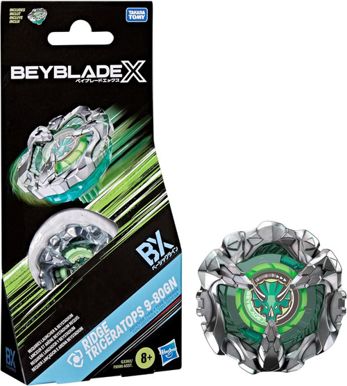 Beyblade X Ridge Triceratops 9-80GN Booster Pack Hasbro Toys - ToyWiz