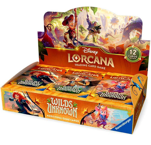 Disney Lorcana Trading Card Game Wilds Unknown Booster Box 24