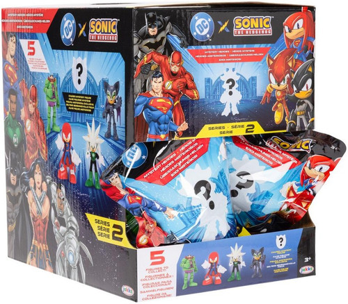 xyst sonic2本セット Sonic The Hedgehog x DC Series 2 2.5 Mystery Heroes Box 12 Packs