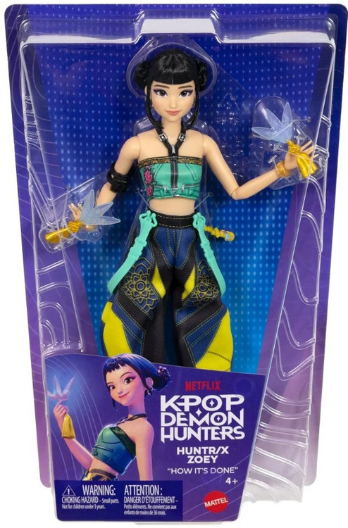 KPop Demon Hunters HUNTRX Zoey 12 Fashion Doll How Its Done Mattel