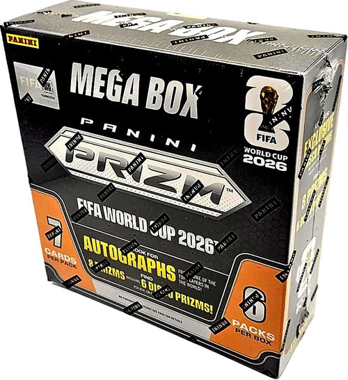 FIFA World Cup Panini 2026 Prizm Soccer Trading Card MEGA Box 6