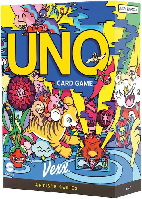 UNO Artiste Series Vexx Card Game Mattel Games - ToyWiz
