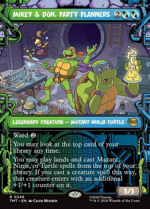 MTGライフゲージ Magic The Gathering Teenage Mutant Ninja Turtles Single Card Rare