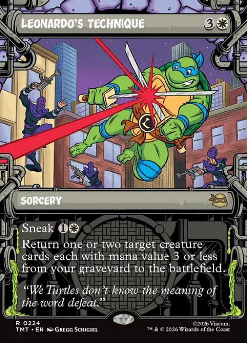 Magic The Gathering Teenage Mutant Ninja Turtles Single Card Rare