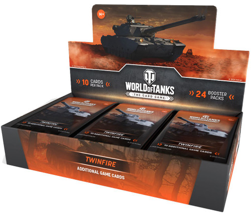 World of Tanks Strategy Card Game Twinfire Booster Box 24 Packs