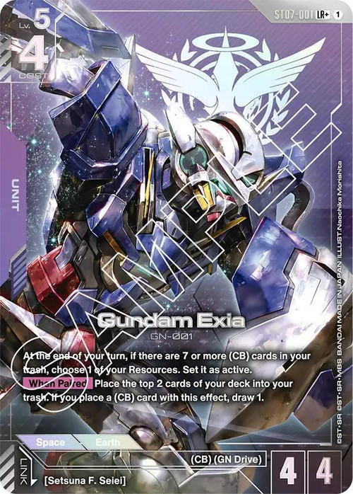 Gundam Trading Card Game Starter Deck 07 Celestial Drive Single Gundam Trading Card Game Starter Deck 07 Celestial Drive Single