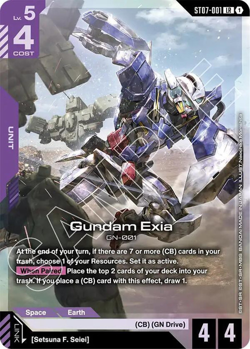 yugioh gundam deck Bandai Card Game Starter - Seed Strike (ST04) New gameplay strategies and skills for more exciting gameplay Gundam Exia (ST07-002) - Starter
