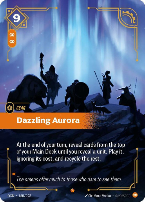 その他 Dazzling Aurora Riftbound Riftbound League of Legends Trading Card Game Origins Single Card