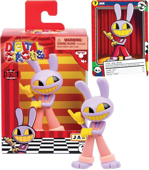 The Amazing Digital Circus Encore Collection Jax 4 Vinyl Figure