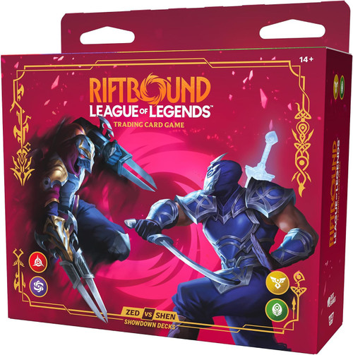 Riftbound League of Legends Trading Card Game Vendetta Zed vs. Shen ...