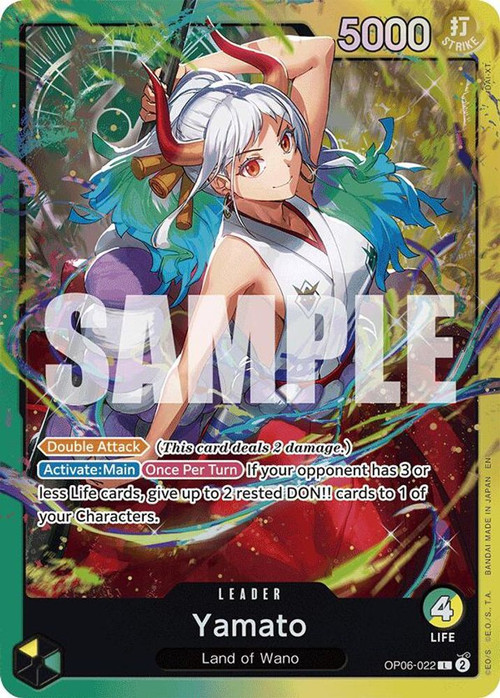 YAMATO One Piece Trading Card Game Starter Deck 28 GREENYELLOW Yamato