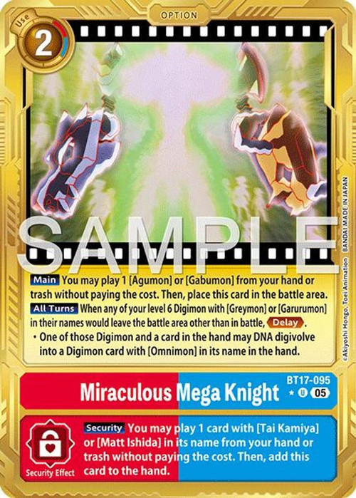 yellow option cards digimon Scramble [LM-029] (Alternate Art) [Starter Deck: Hero of Hope] activate the effect below.) Yellow Scramble (LM-029) - Special