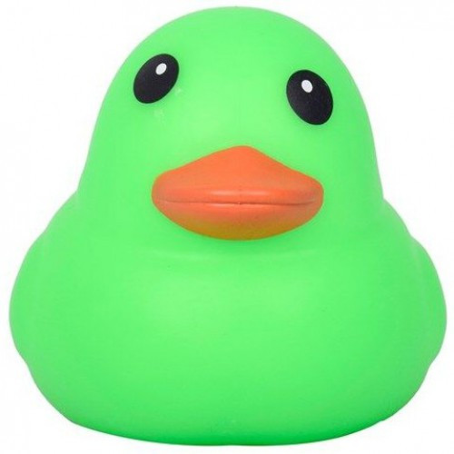 Laffy Quacks Jumbo Squishy Duck GREEN 6-Inch Squeeze Toy、ToyWiz、kayou