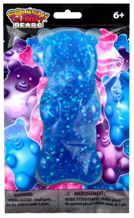 Incredible Group Gummy Bear Squishy Toy 1 RANDOM Color、ToyWiz、kayou