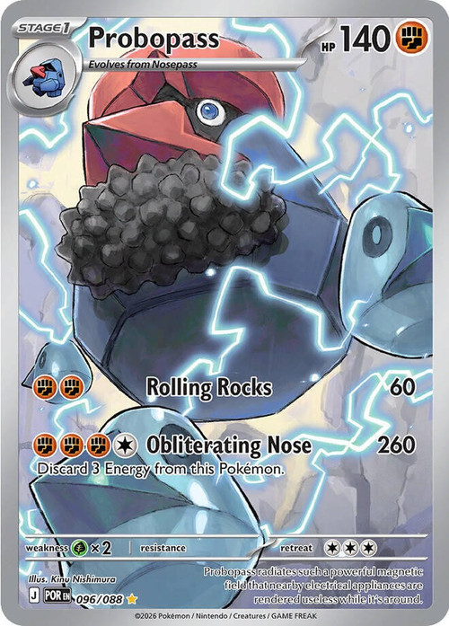 Pokemon Trading Card Game ME03: Perfect Order Shiny Rare Probopass #96、ToyWiz、kayou