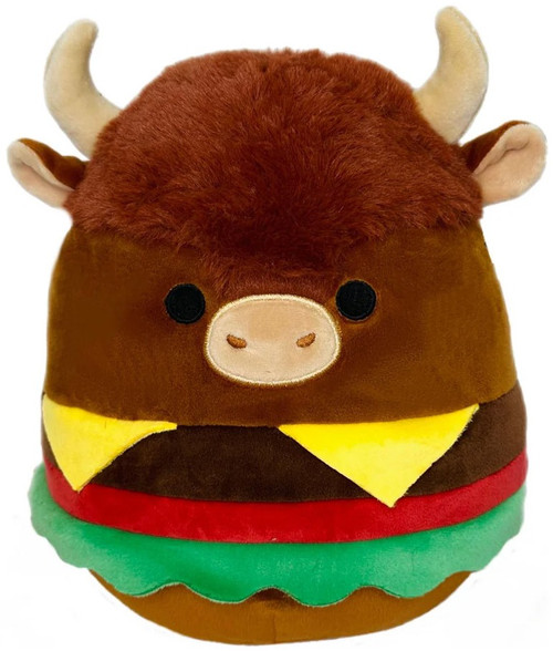Squishmallows Dunkie the Bison Burger 8-Inch Plush、ToyWiz、kayou