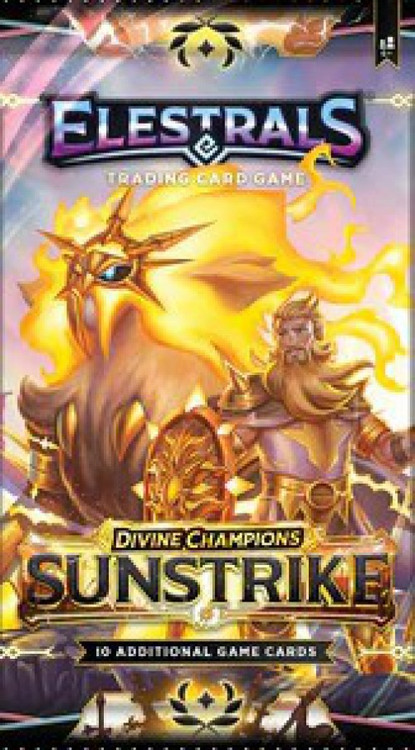 Elestrals Trading Card Game Sunstrike Booster Pack 10 Cards、ToyWiz、kayou
