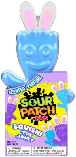 Sour Patch Kids Easter BLUE Squishy Toy Incredible Group - ToyWiz