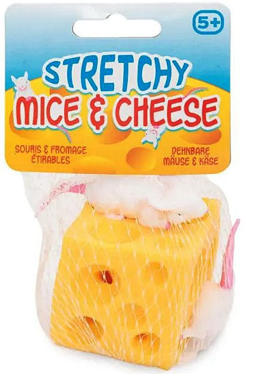 Stretchy Mice & Cheese Sensory Stress Squishy Toy、ToyWiz、kayou