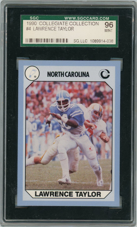 NFL 1990 Collegiate Collection Lawrence Taylor #4 SGC 96、ToyWiz、kayou